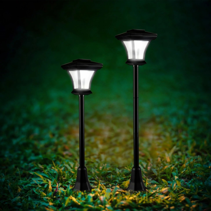 LED Solární lampa TIRANA LED/1,6W/1,2V 600 mAh IP44 černá