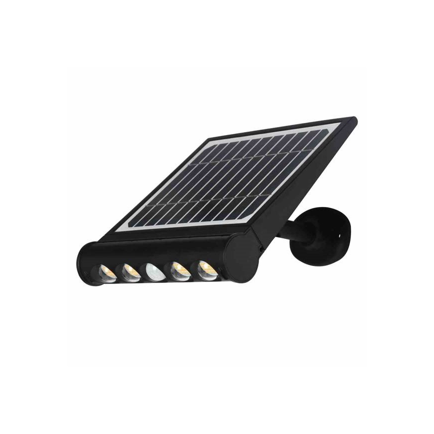 LED Solární nástěnná lampa se senzorem LED/8W/3,7V 4000 mAh 4000K IP65