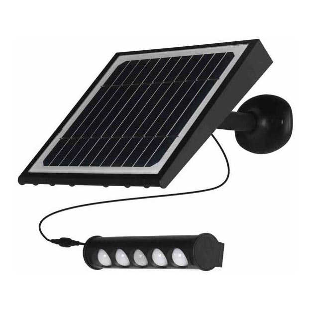 LED Solární nástěnná lampa se senzorem pohybu a soumraku LED/8W/3,7V 4000 mAh 4000K IP65