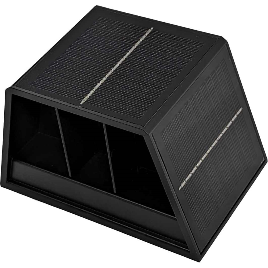 LED Solární nástěnné svítidlo CUBUS 2xLED/1,5W/3,7V 1500 mAh IP54
