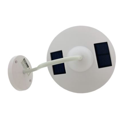 LED Solární nástěnné svítidlo LED/0,5W/1,2V 600 mAh IP44 bílá