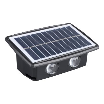 LED Solární nástěnné svítidlo LED/3,7V IP44 1200 mAh