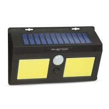 LED Solární nástěnné svítidlo se senzorem 2xLED/2,5W/5,5V IP65