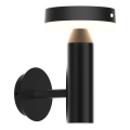 LED Solární nástěnné svítidlo se senzorem GWINEA LED/4,5W/3,7V 2000 mAh IP44 černá
