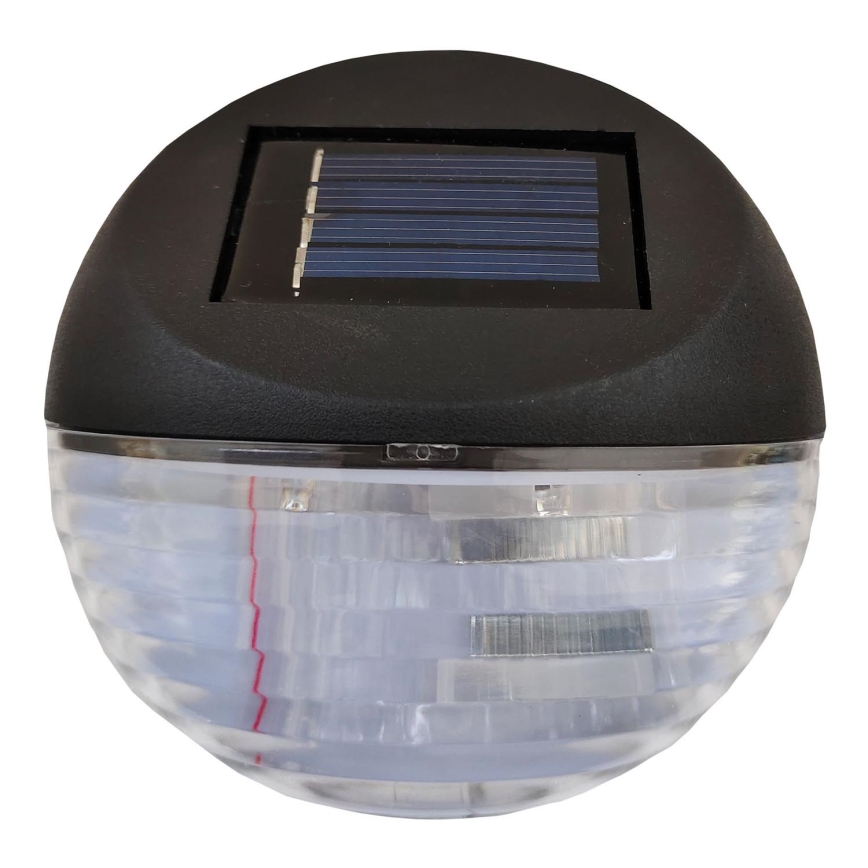 LED Solární nástěnné svítidlo se senzorem LED/0,06W/1,2V 200mAh 3000K IP44