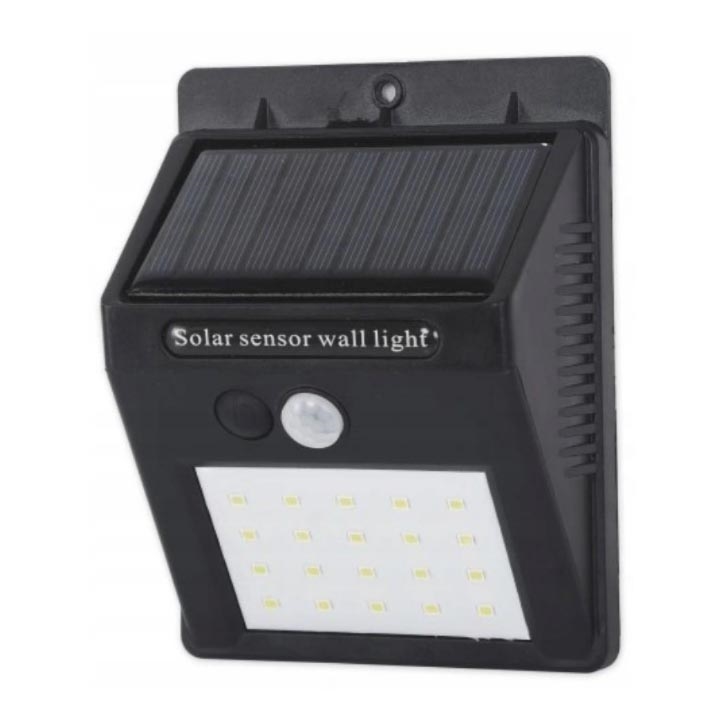 LED Solární nástěnné svítidlo se senzorem LED/0,55W/3,7V 1200 mAh IP65