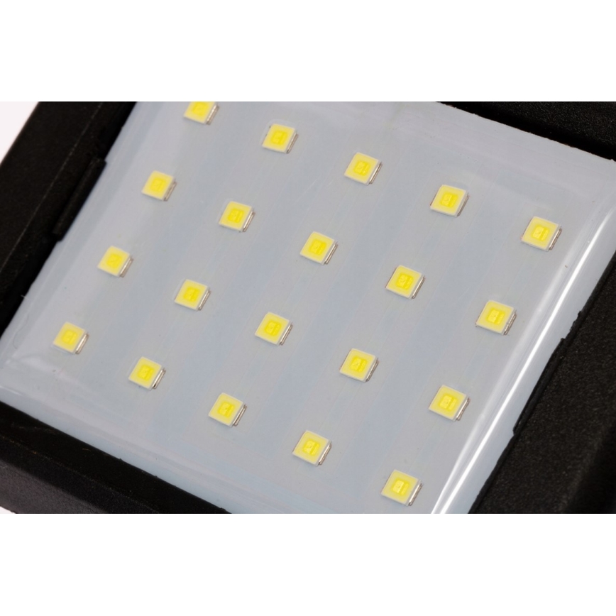 LED Solární nástěnné svítidlo se senzorem LED/0,55W/3,7V 1200 mAh IP65