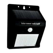 LED Solární nástěnné svítidlo se senzorem LED/0,55W/3,7V 6500K IP65