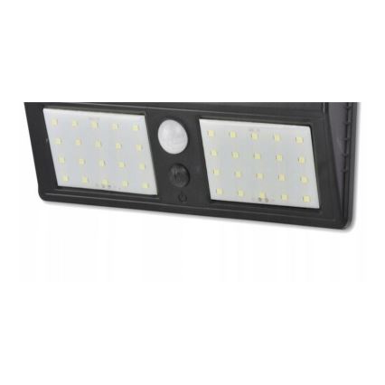 LED Solární nástěnné svítidlo se senzorem LED/1,2W/3,7V 1200 mAh IP44