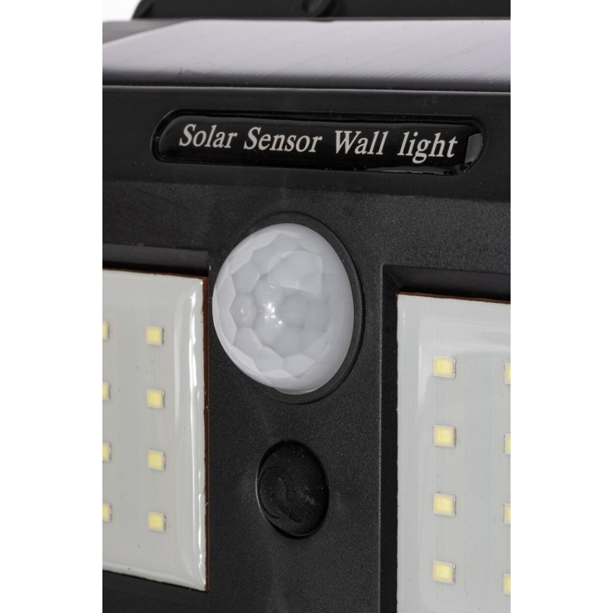 LED Solární nástěnné svítidlo se senzorem LED/1,2W/3,7V 2400 mAh IP54