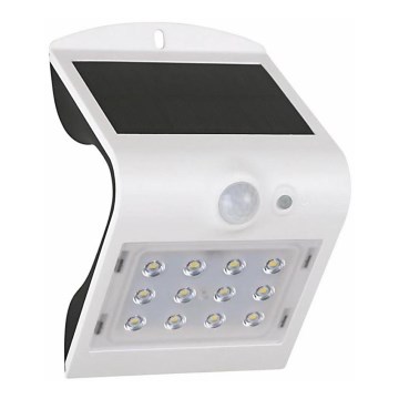 LED Solární nástěnné svítidlo se senzorem LED/1,5W/3,7V 1200 mAh IP65