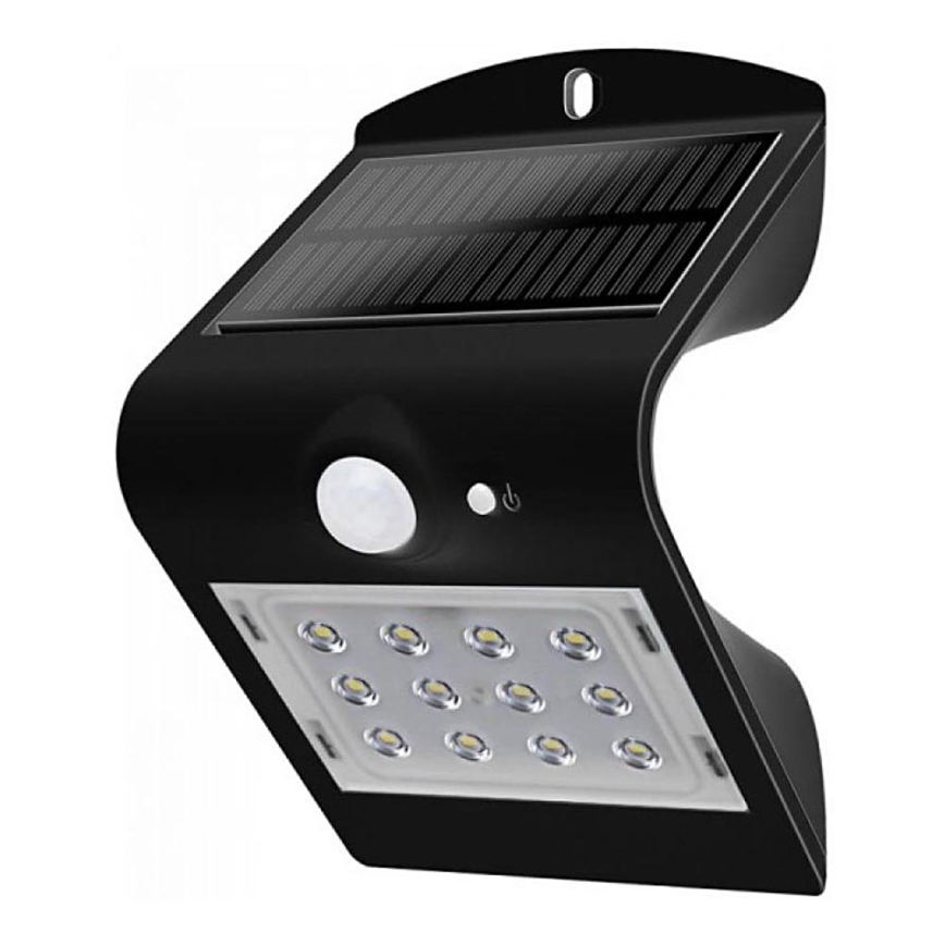 LED Solární nástěnné svítidlo se senzorem LED/1.5W/3,7V IP65 1200 mAh