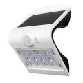LED Solární nástěnné svítidlo se senzorem LED/1.5W/3,7V IP65 bílá