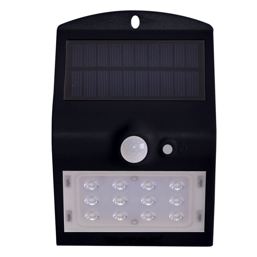 LED Solární nástěnné svítidlo se senzorem LED/1.5W/3,7V IP65 1200 mAh