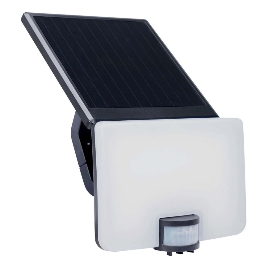 LED Solární nástěnné svítidlo se senzorem LED/12W/3,7V 4000 mAh IP54