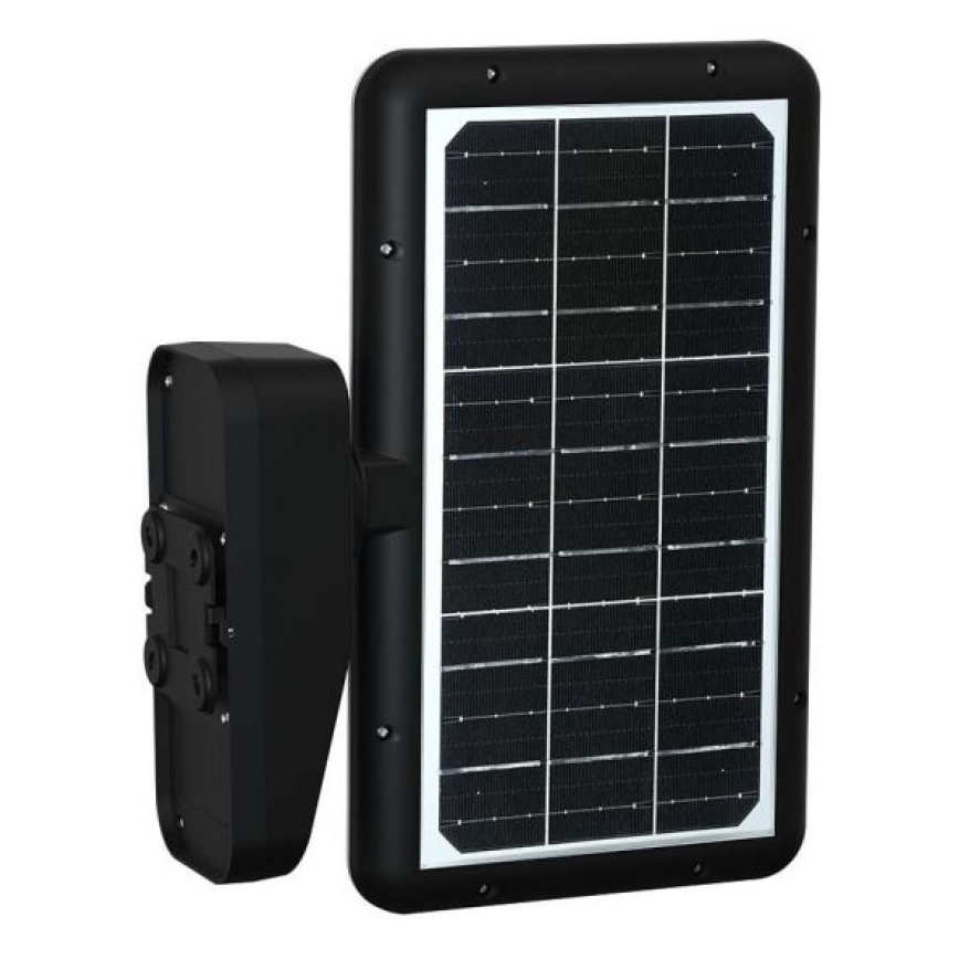 LED Solární nástěnné svítidlo se senzorem LED/15W/3,2V 4000K/6000K IP65 černá