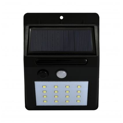 LED Solární nástěnné svítidlo se senzorem LED/2,2W