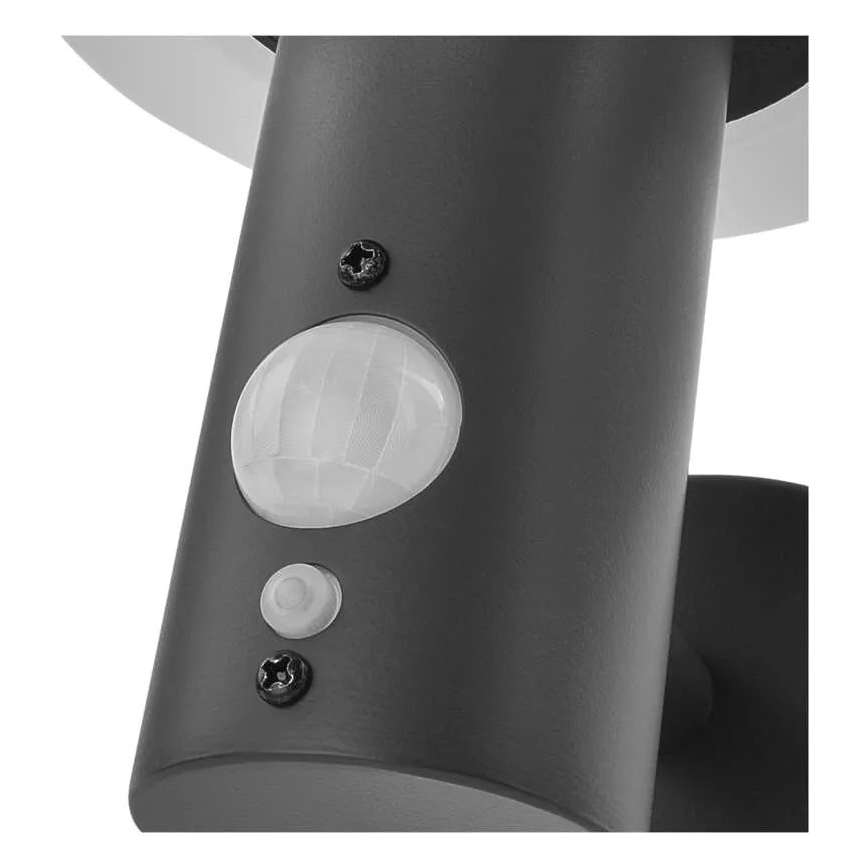 LED Solární nástěnné svítidlo se senzorem LED/2W/3,7V 1200 mAh IP44