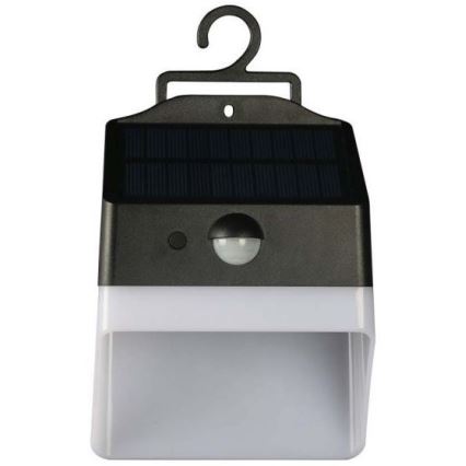 LED Solární nástěnné svítidlo se senzorem LED/2W/3,7V 4000K IP65 1200 mAh