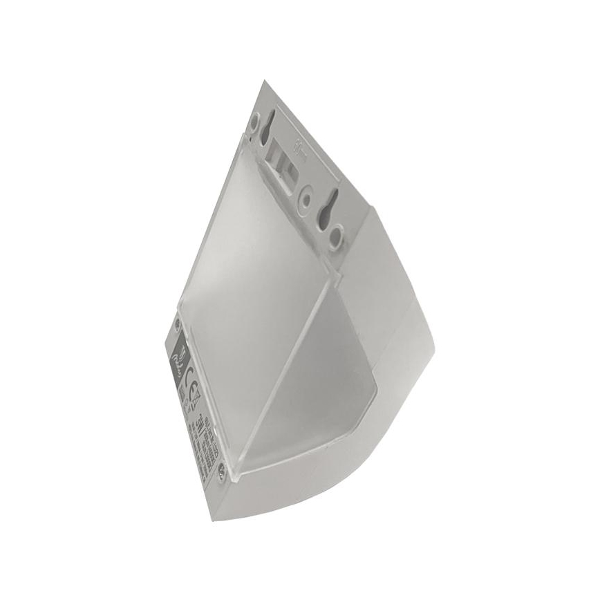 LED Solární nástěnné svítidlo se senzorem LED/3W/3,7V 3000/4000K 1200 mAh IP54 bílá