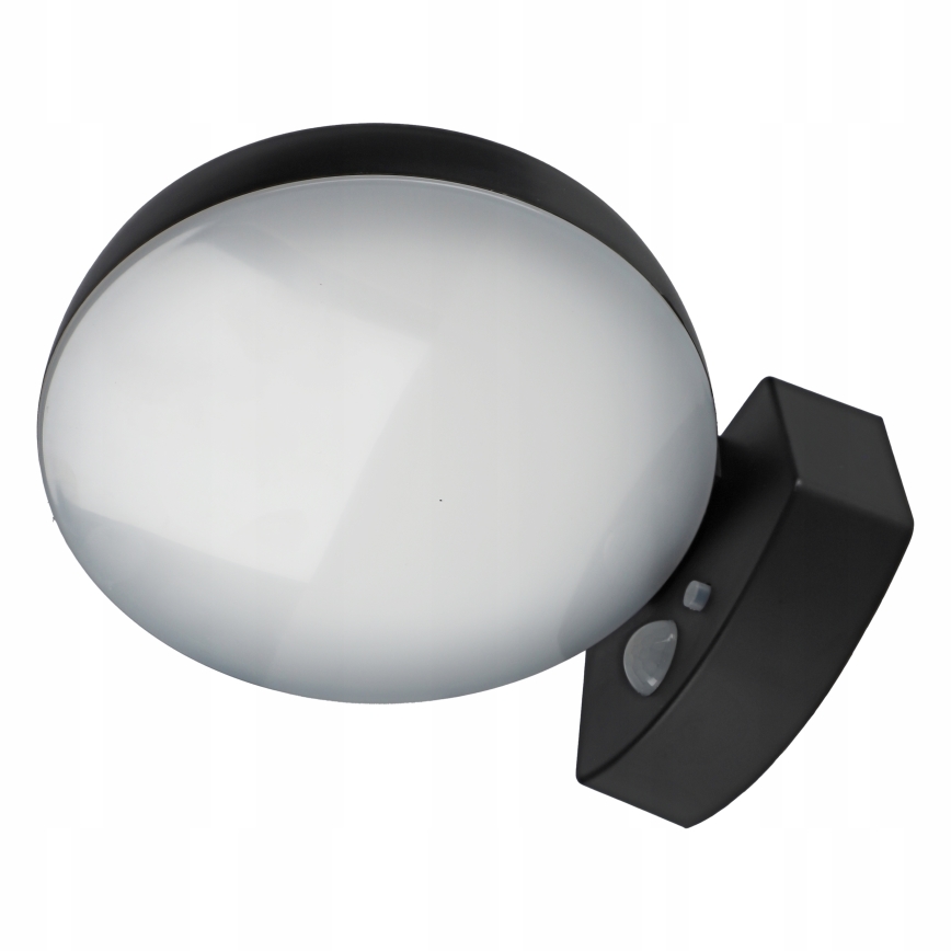 LED Stmívatelné solární nástěnné svítidlo se senzorem LED/3W/3,7V 1800 mAh IP54 černá