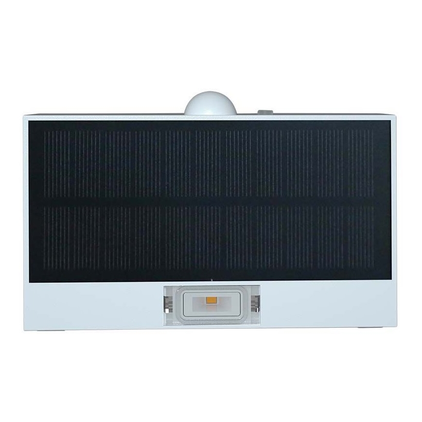 LED Solární nástěnné svítidlo se senzorem LED/3W/3,7V 3000K/4000K IP65 bílá