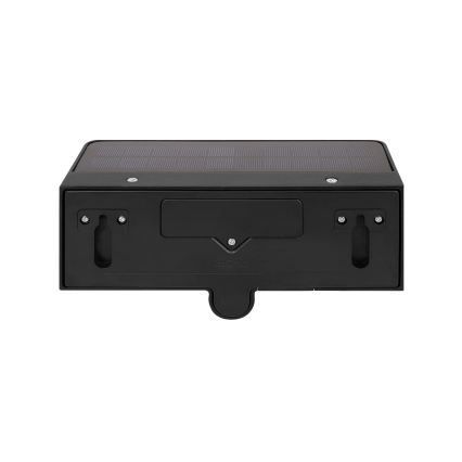 LED Solární nástěnné svítidlo se senzorem pohybu a soumraku LED/3W/3,7V IP54 1500 mAh černá