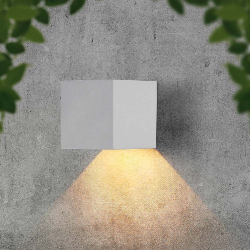 LED Solární nástěnné svítidlo se senzorem LED/3W/3,7V IP65 4000K 2600 mAh bílá