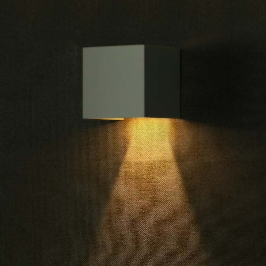 LED Solární nástěnné svítidlo se senzorem LED/3W/3,7V IP65 4000K 2600 mAh bílá