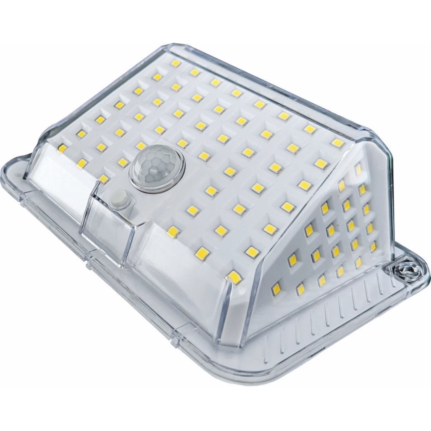 LED Solární nástěnné svítidlo se senzorem LED/5W/3,7V 1200 mAh IP44