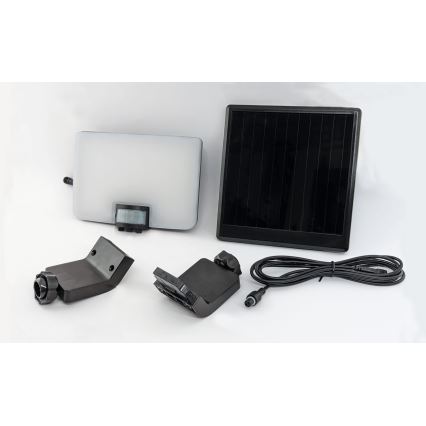 LED Solární nástěnné svítidlo se senzorem LED/8W/3,7V 2000 mAh IP54