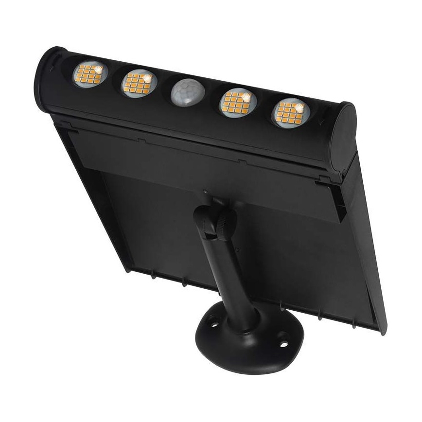 LED Solární nástěnné svítidlo se senzorem LED/8W/3,7V IP65 3000K 4000 mAh