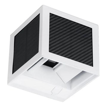 LED Solární nástěnné svítidlo se senzorem LED/9W/3,7V 3000/4000/6000K IP65 2600 mAh bílá