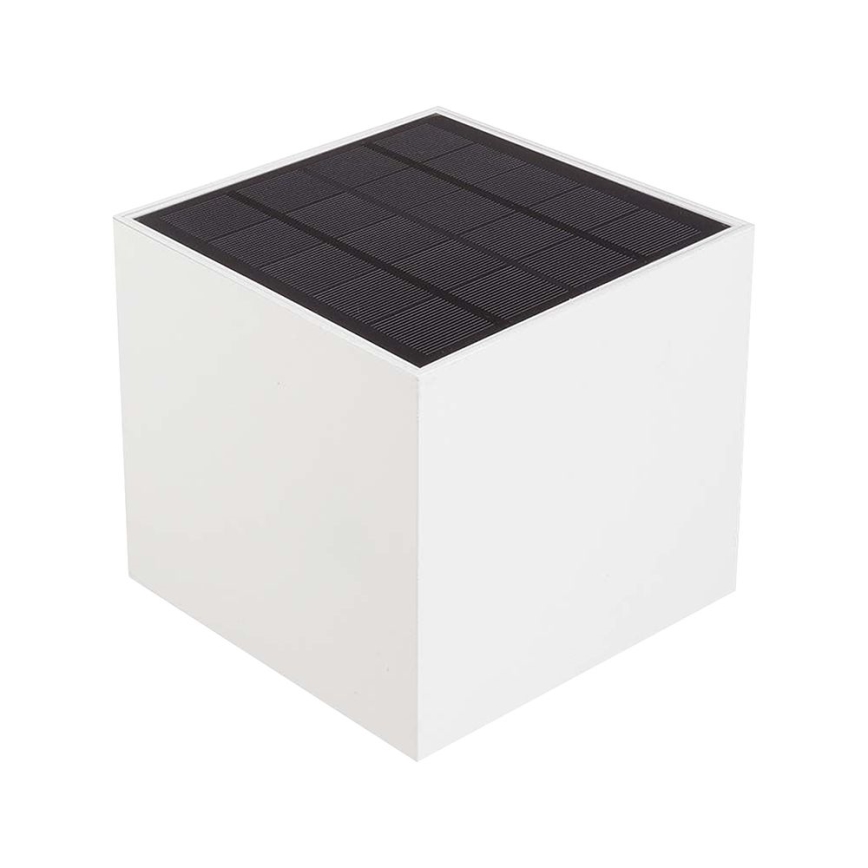 LED Solární nástěnné svítidlo se senzorem LED/9W/5V 3000/4000/5000K IP65 2600 mAh bílá