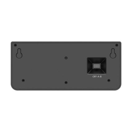 LED Solární nástěnné svítidlo se senzorem LINK LED/5W/3,7V 2000 mAh IP65 černá
