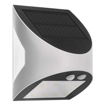 LED Solární nástěnné svítidlo se senzorem LUMI LED/3,7W 1200mAh IP54 bílá