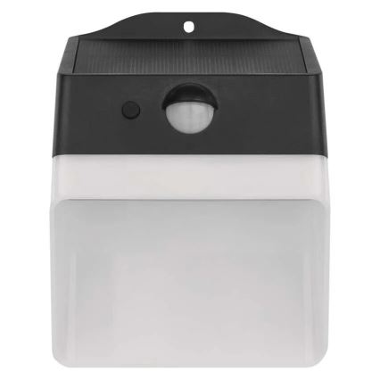 LED Solární nástěnné svítidlo se senzorem LUMI LED/3,7W IP65 černá