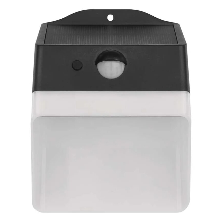 LED Solární nástěnné svítidlo se senzorem LUMI LED/3,7W IP65 černá