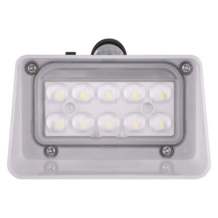 LED Solární nástěnné svítidlo se senzorem LUMI LED/3,7W IP65 černá