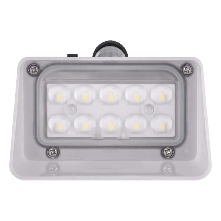 LED Solární nástěnné svítidlo se senzorem LUMI LED/3,7W IP65 černá