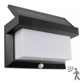 LED Solární nástěnné svítidlo se senzorem TONY LED/3,7V 1800 mAh IP44