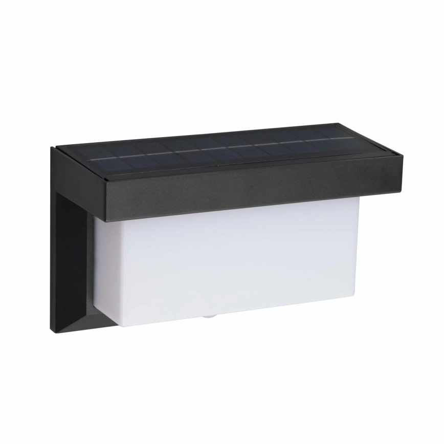 LED Solární nástěnné svítidlo se senzorem TONY LED/3,7V 1800 mAh IP44