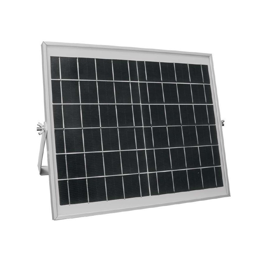 LED Stmívatelná solární pouliční lampa SAMSUNG CHIP LED/50W/6,4V 4000K IP65 + dálkové ovládání