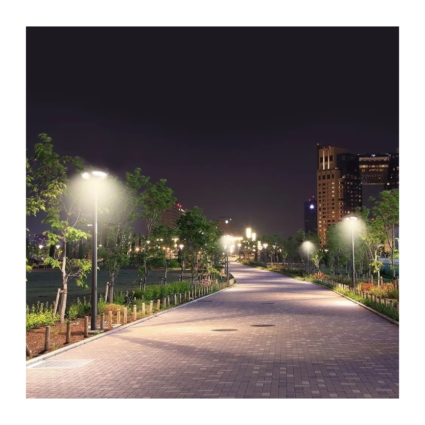 LED Solární pouliční lampa se senzorem LED/10W/3,2V 6500K IP65 + dálkové ovládání