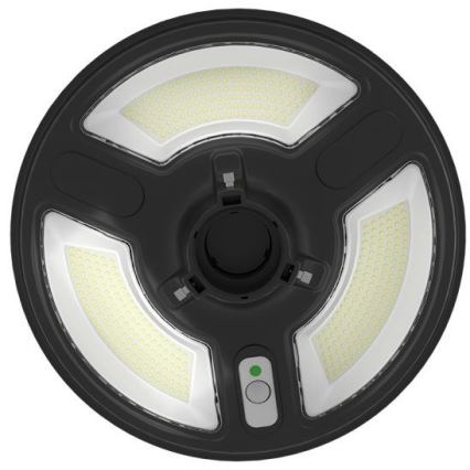 LED Solární pouliční lampa se senzorem LED/10W/3,2V IP65 4000K 15000 mAh + dálkové ovládání