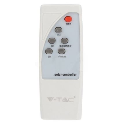 LED Solární pouliční lampa se senzorem LED/10W/3,2V IP65 4000K 15000 mAh + dálkové ovládání