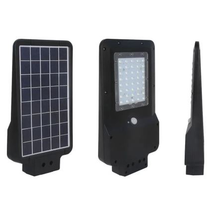LED Solární pouliční lampa se senzorem LED/15W/7,4V 4000K IP65 10800 mAh