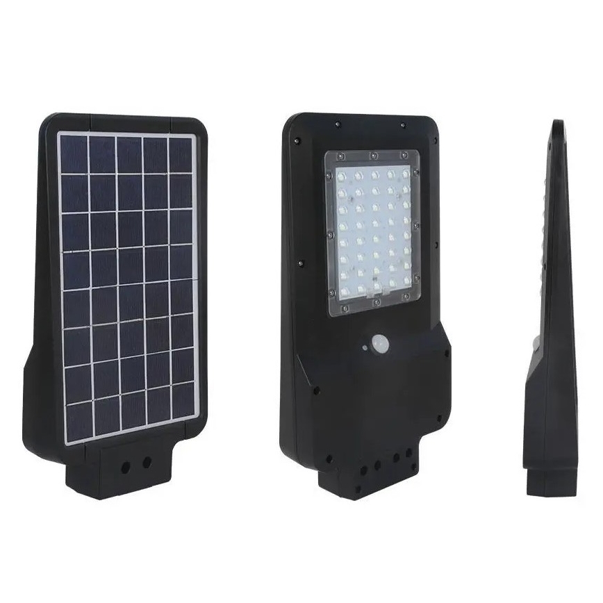 LED Solární pouliční lampa se senzorem LED/15W/7,4V 4000K IP65 10800 mAh