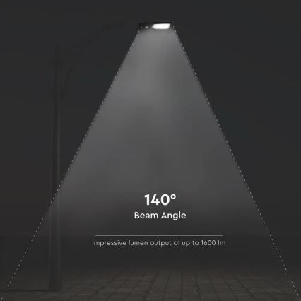 LED Solární pouliční lampa se senzorem LED/15W/7,4V 6000K IP65 10800 mAh