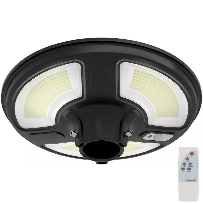 LED Solární pouliční lampa se senzorem LED/7,5W/3,2V IP65 4000K 15000 mAh + dálkové ovládání